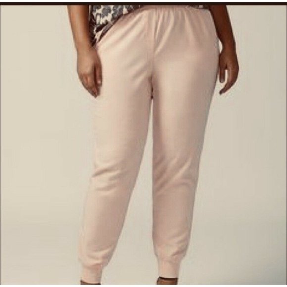 Lane Bryant Women 22/24 Peach Drawstring Waist Tai - Picture 1 of 9
